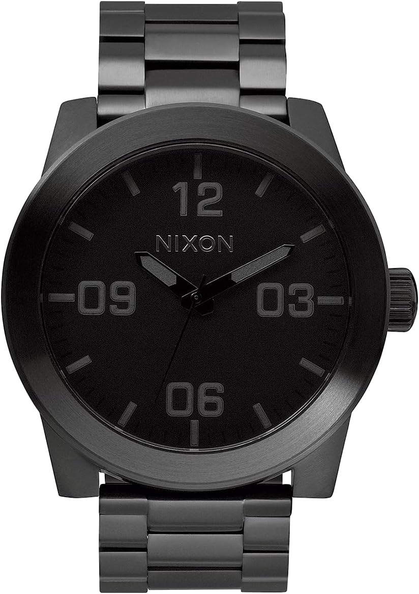 Nixon Corporal SS A346. 100m Water Resistant XL Men's Watch (48mm Watch Face. 24mm Stainless Steel Band) | (48mm Watch Face, 24mm Stainless Steel Band) - Image 14