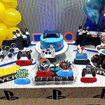 Assembled honeycomb game controller table decoration