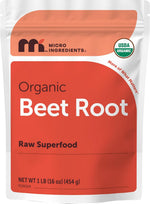 Micro Ingredients organic beet root powder bulk pouch design overview
