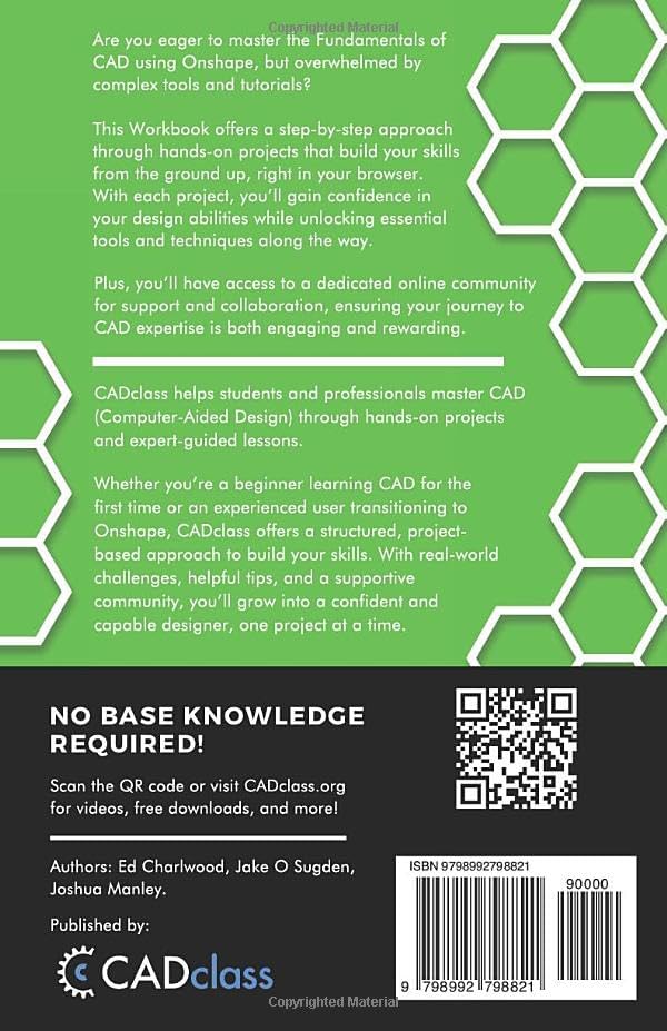 Onshape Fundamentals Workbook: Step-by-Step Projects, Essential Tools, and Real-World Skills to Master the Essentials of CAD with Onshape - Image 3