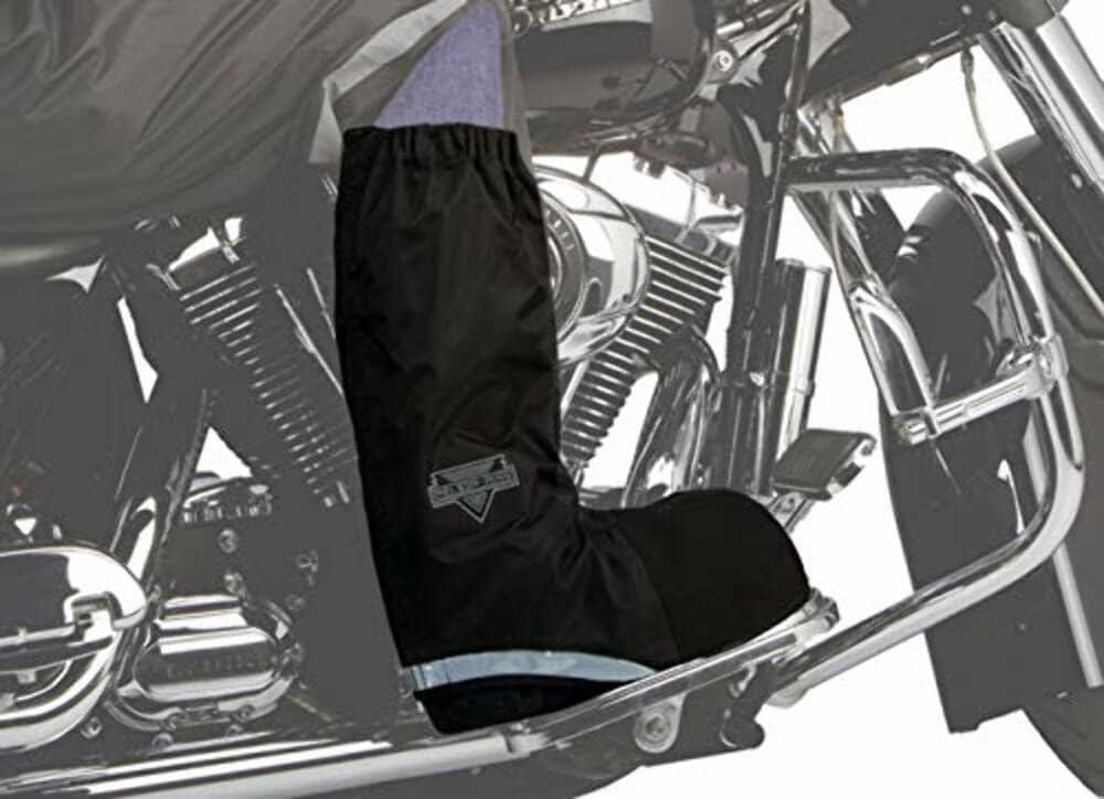 Nelson Rigg WPRB-100 Waterproof Rain Boot Covers front view for motorcycle riders