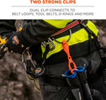 Ergodyne black utility glove grabber in action