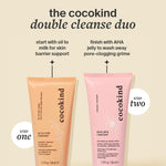 Cocokind fragrance free non stripping face wash tube display