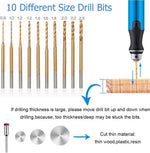 VQVYBXN portable craft drill in blue color