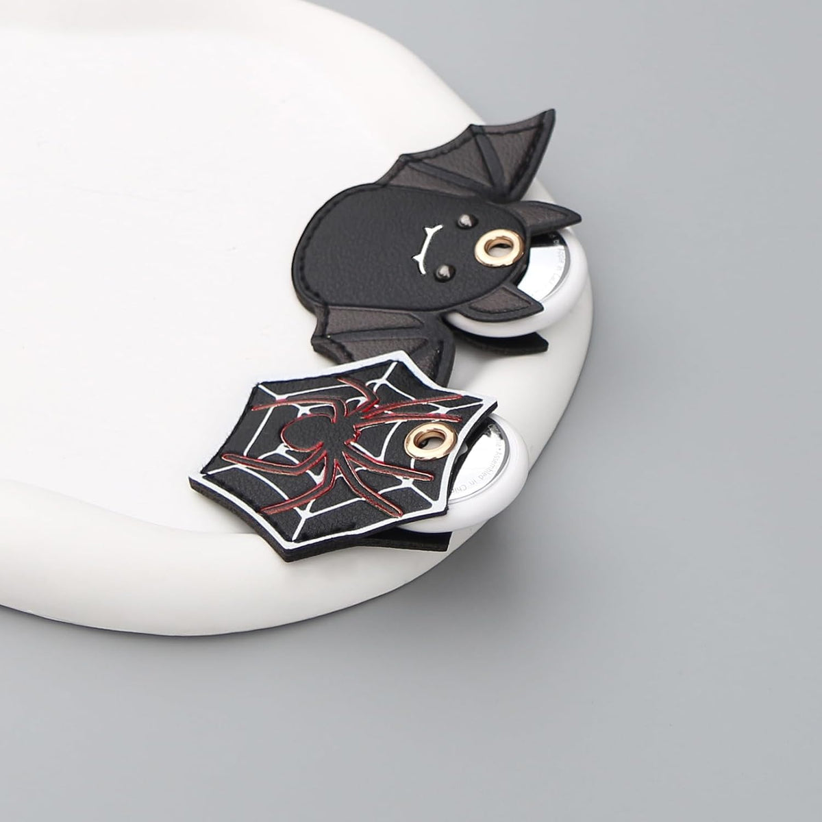 Stylized view of the keychain attached to a bag strap for daily use.