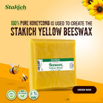Stakich imported beeswax block top angle