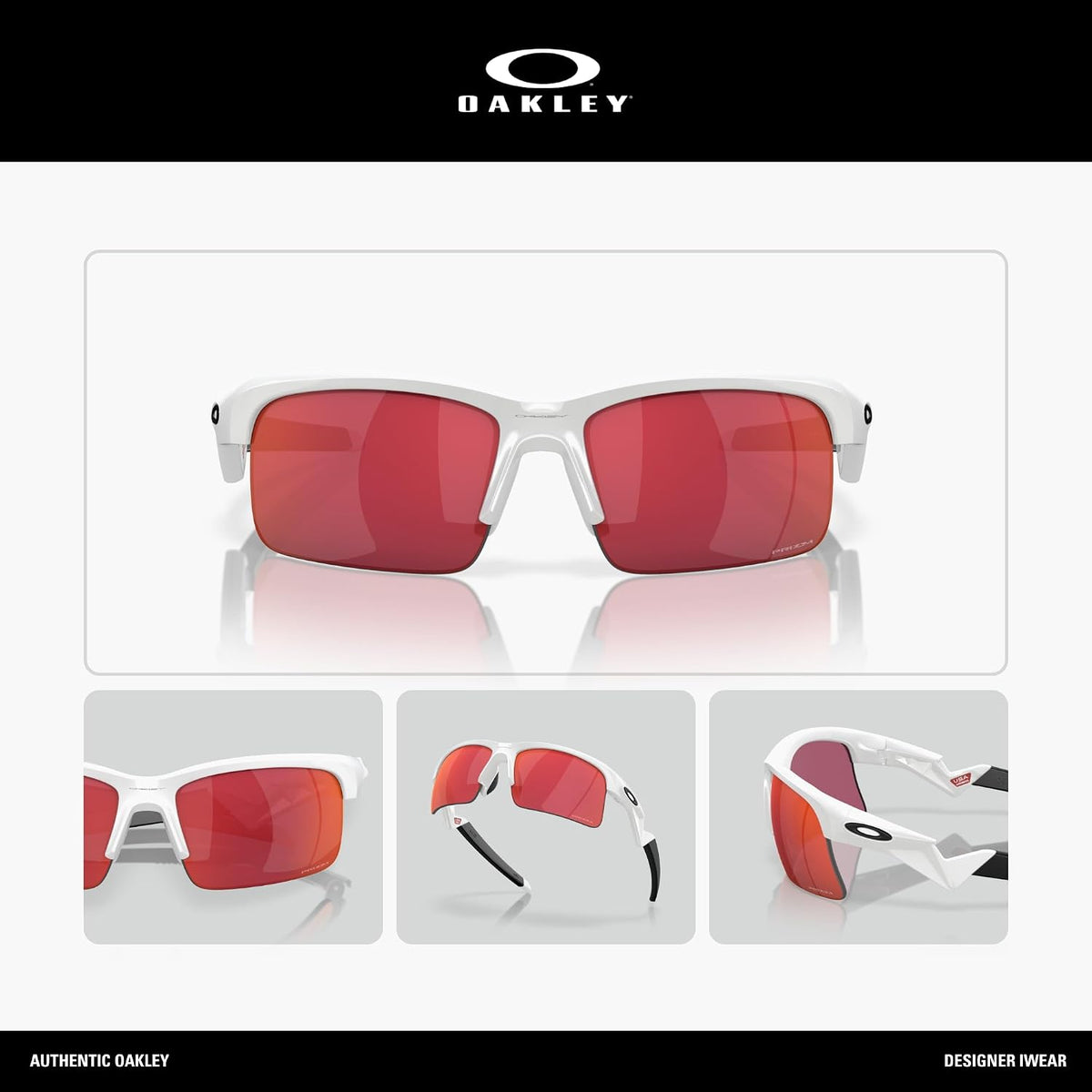 Oakley youth sunglasses close-up shot of nose bridge and pads