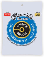 Martin Authentic Acoustic Guitar Strings, Superior Performance Bluegrass 12-56, 80/20 Bronze - Image 10