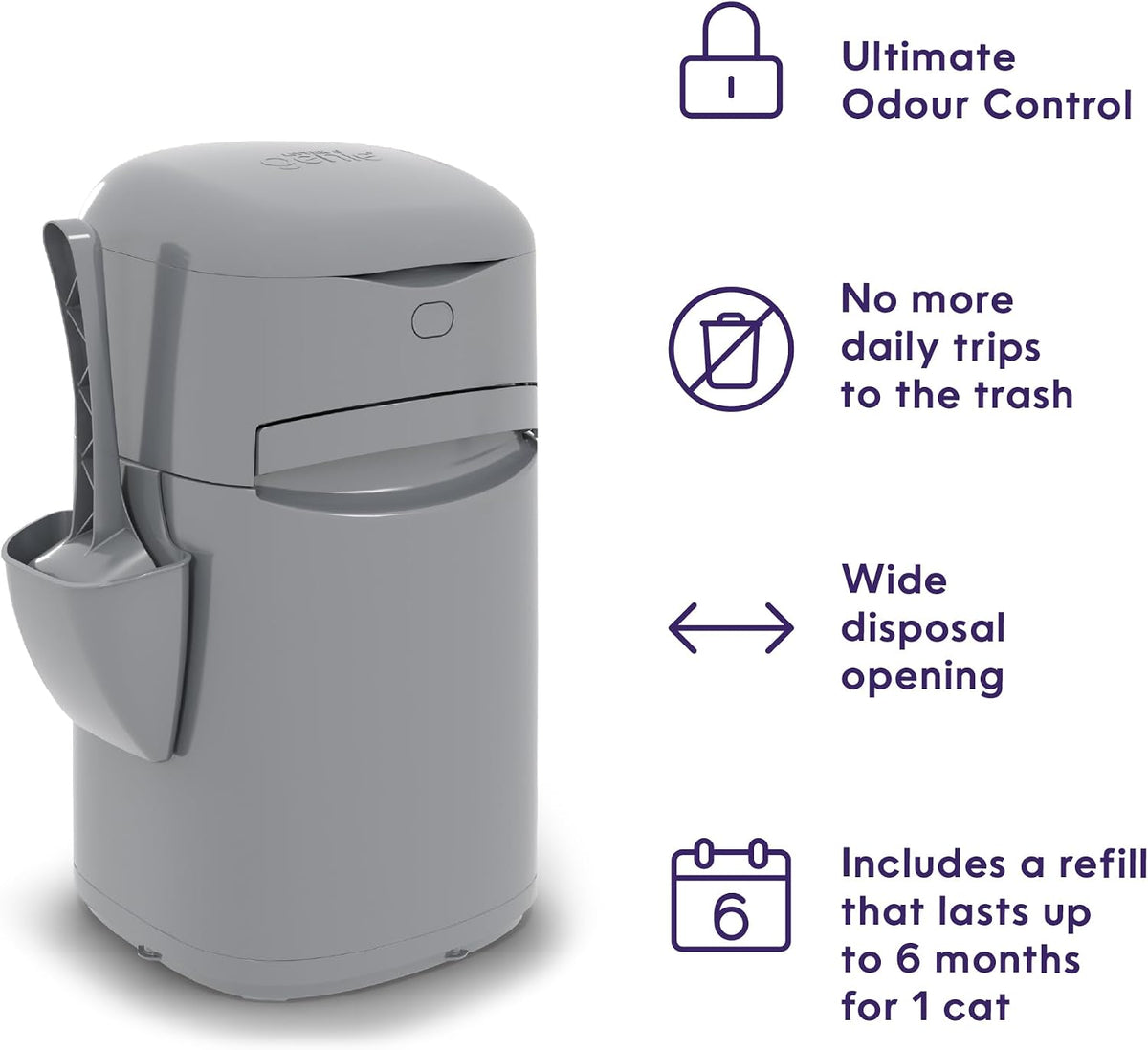 Litter Genie Easy Roll bottom loading refill mechanism