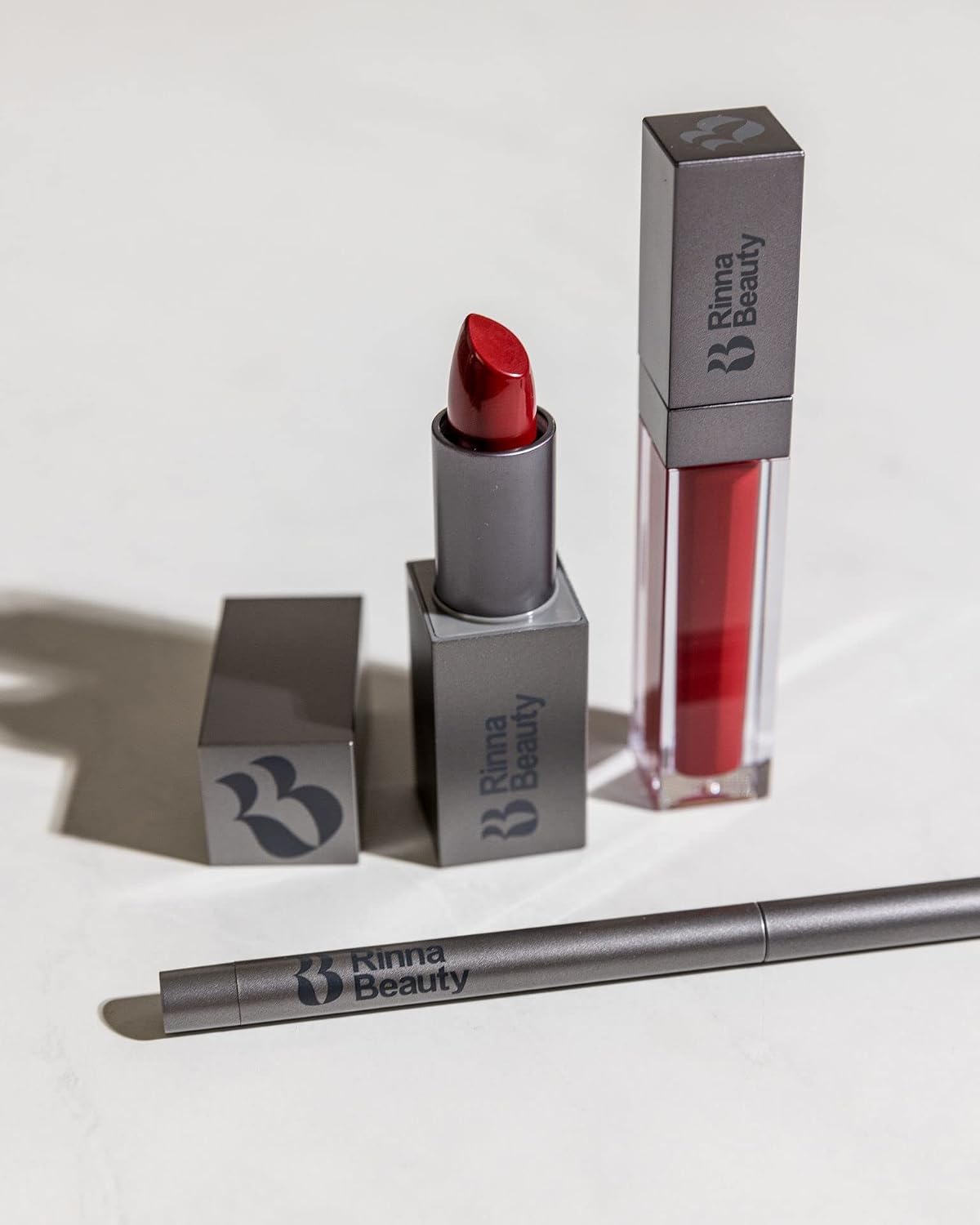 Rinna Beauty Icon Lip Kit - Kiki- All-in-One Lip Kit Includes Lipstick, Lip Gloss, Lip Liner - Cool Brown look - Vegan, Long-Lasting, Anti-Aging & Moisturizing, Cruelty-Free - 1 each - Image 9