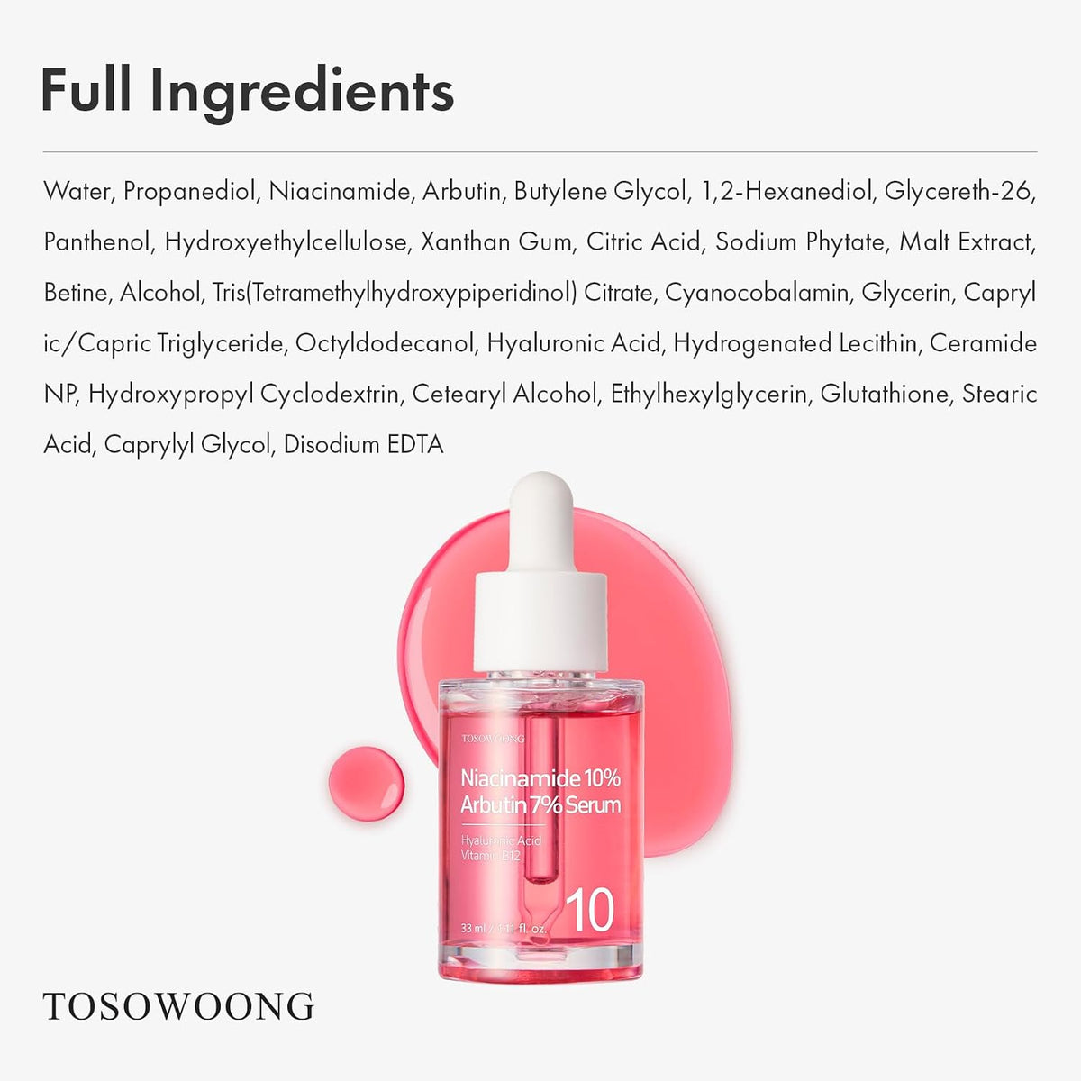 Dropy India authentic imported Tosowoong discoloration correcting serum.