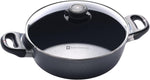 Swiss Diamond nonstick casserole front view cookware