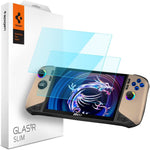 Spigen GlasTR Slim Tempered Glass for MSI Claw 8 AI Plus front view