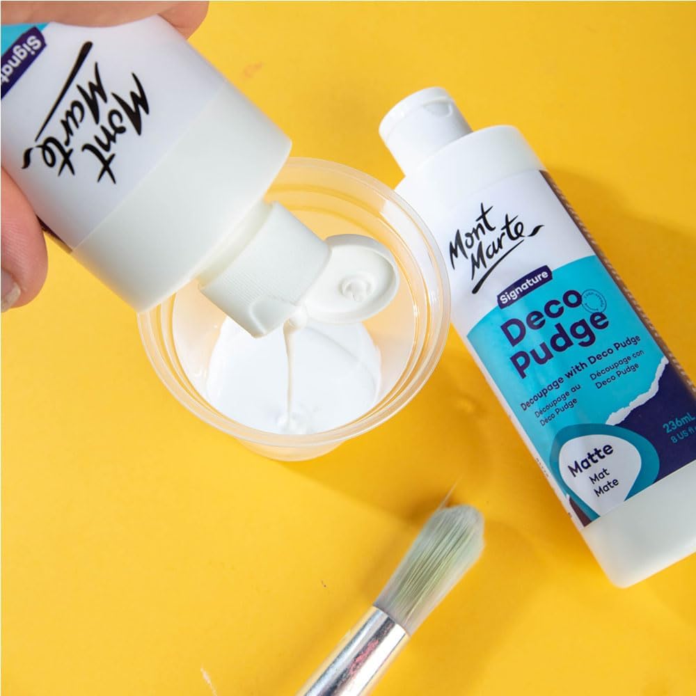 Mont Marte craft varnish bottle back instructions
