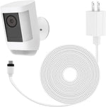 ALERTCAM power adapter front view with weatherproof outdoor security camera cable
