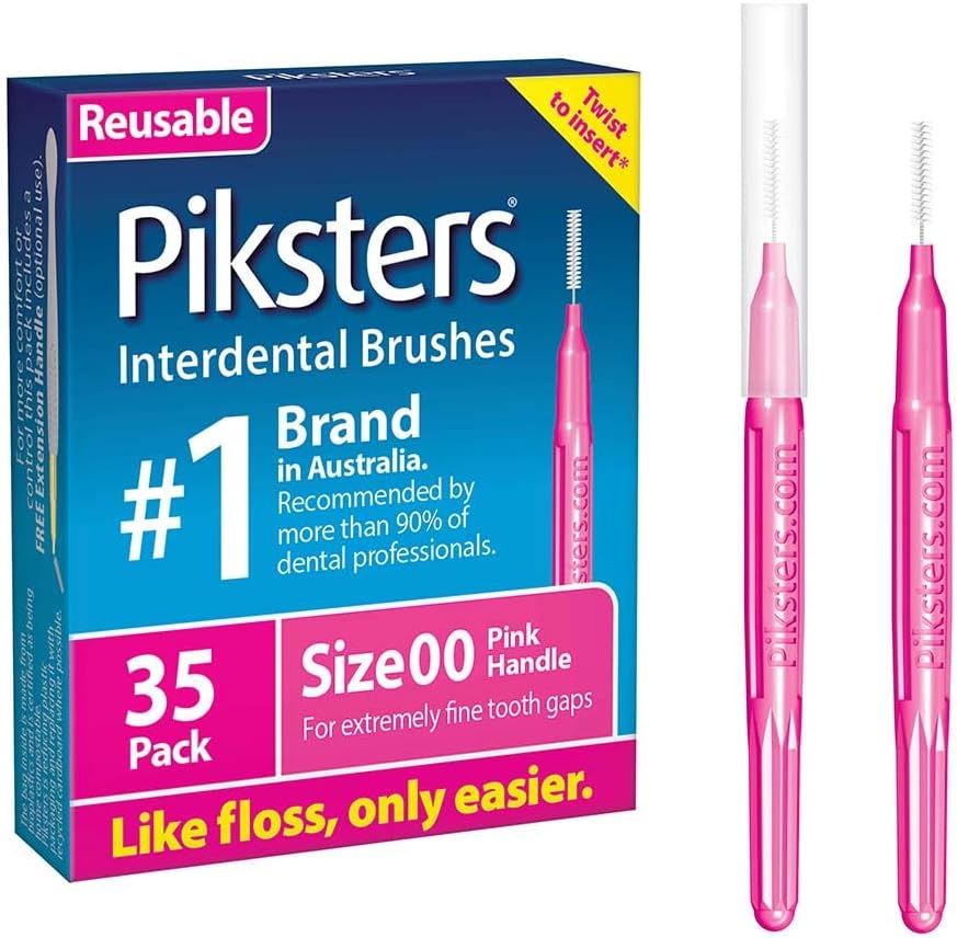 Piksters interdental brushes 35 pack size 00 front view
