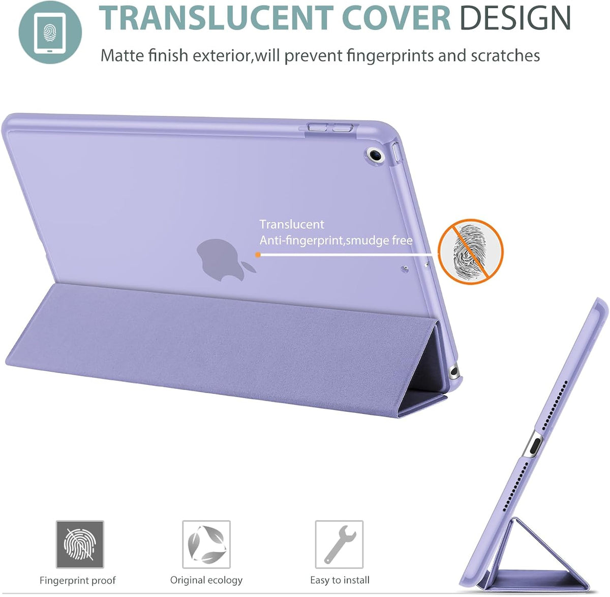 ProCase iPad 9.7 protective case side button access view