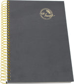 Yansanido hardcover notebook angled view for study and work.