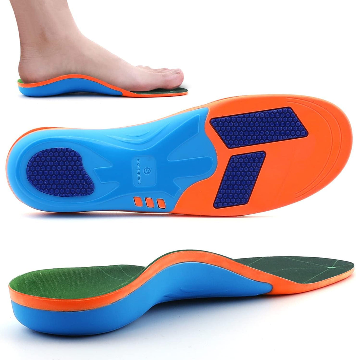 VALSOLE packaging and full pair of insoles for men and women