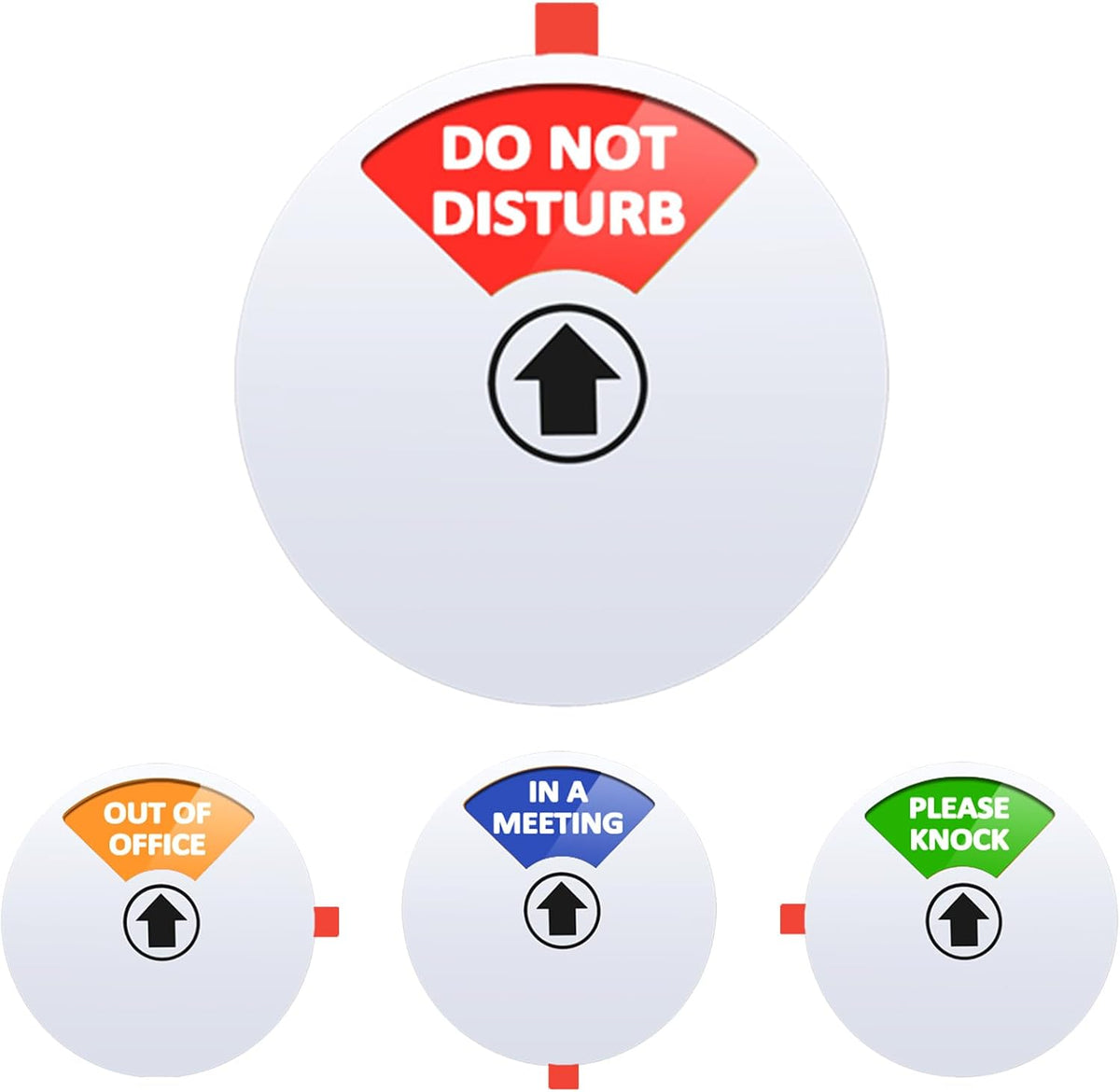 Privacy Sign,LoYinLo Do Not Disturb/Please Knock/Out of Office/in a Meeting Sign, Privacy Door Status That Lets Others Know Whether You're Available Or Not,Good office Stationery Gift for Colleague,Magnetic Boards Being Office Requisites (5 - Image 12