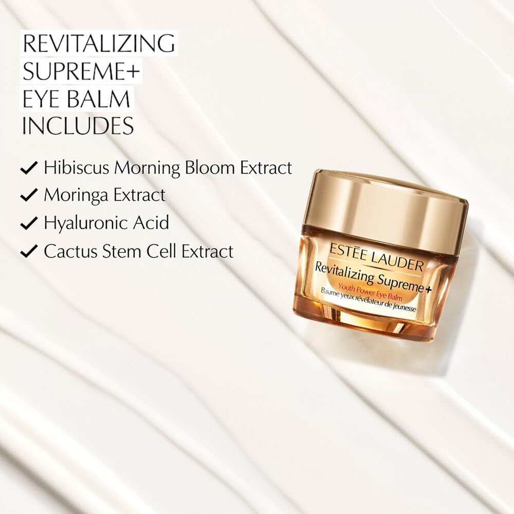 Estée Lauder youth power hydrating eye balm unboxed view demonstrating luxury skincare formulation