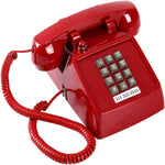 Packaging and included accessories for the HTMengt vintage desk telephone