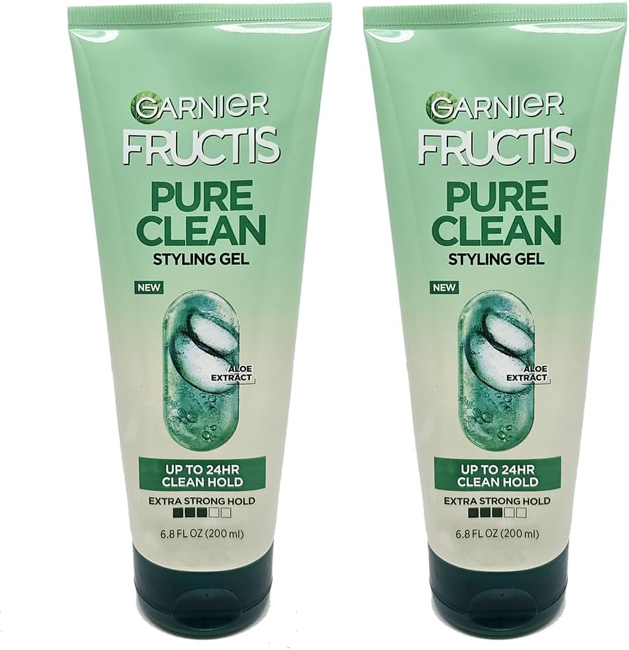 Garnier Fructis style pure clean styling gel front view bottle