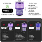 2 Pack Filters Replacement Compatible with Dyson V11 Animal, V11 Torque Drive, V11 Complete, V11 Extra, V15/V15s Detect, Washable, Reusable Cordless Vacuum Filter for Pet Hair, Dirt, Dust - Image 3