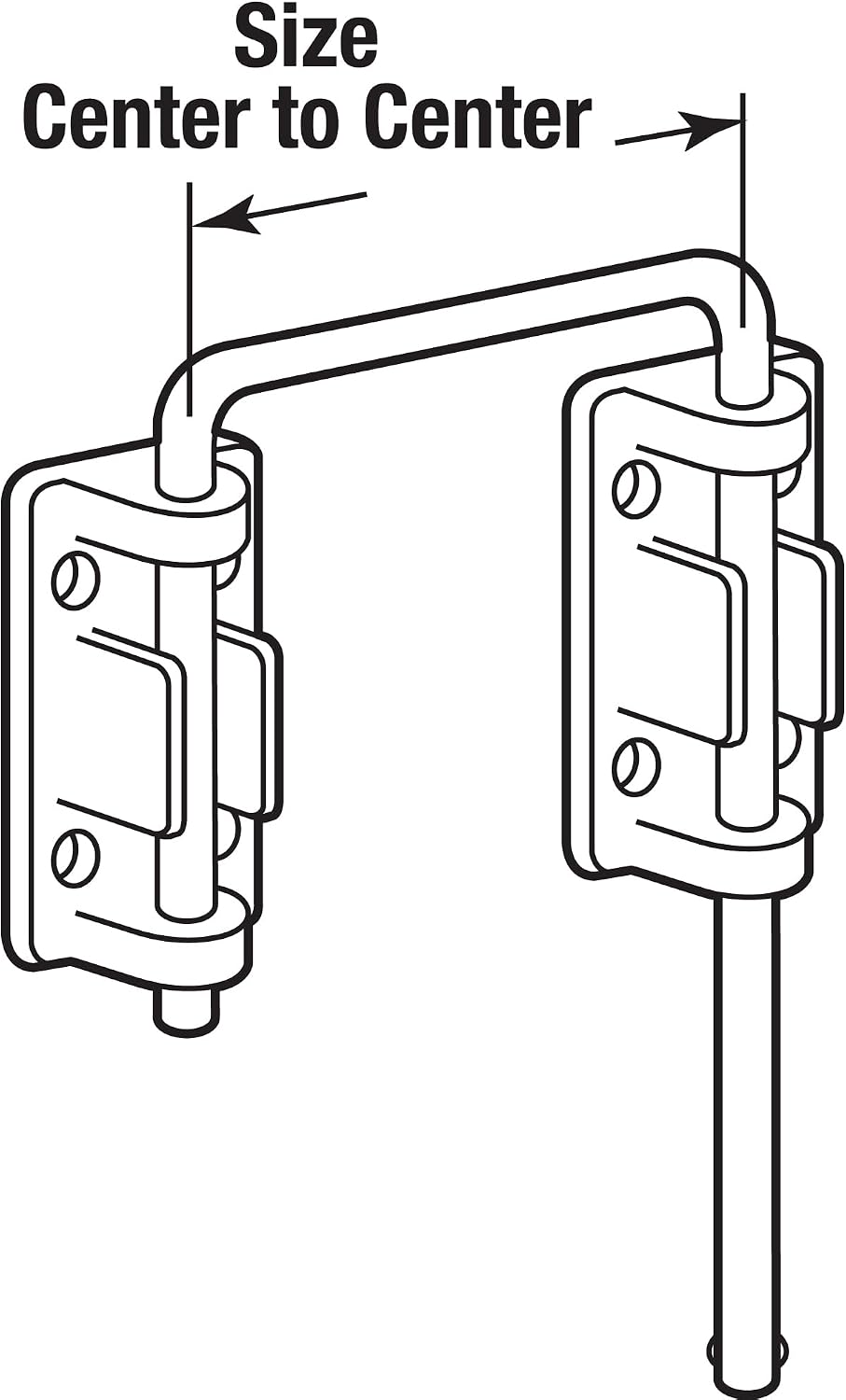 Prime-Line Patio Sliding Door Loop Lock, Child Safety & Security, Chrome - Image 9