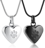 zeqingjw Pet Cremation Jewelry for Ashes Pendant Paw Print Pet Heart Urn Necklace Memorial Keepsake Jewelry for Pet/Dog's/Cat's Ashes - Image 10