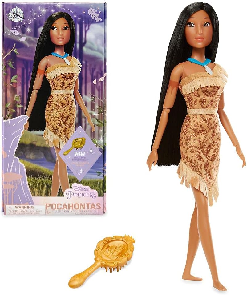 Disney Store Official Princess Classic Doll (Moana), 11 Inches, Includes Brush with Molded Details, Fully Posable Toy in Classic Outfit - Disney Princess Toys - Image 11
