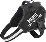 MUMUPET Service Dog Harness, No Pull Reflective Adjustable Vest with Handle, Soft Breathable Padding for Small Dogs, 2 Removable Velcro Patches (Red, S) - Image 15