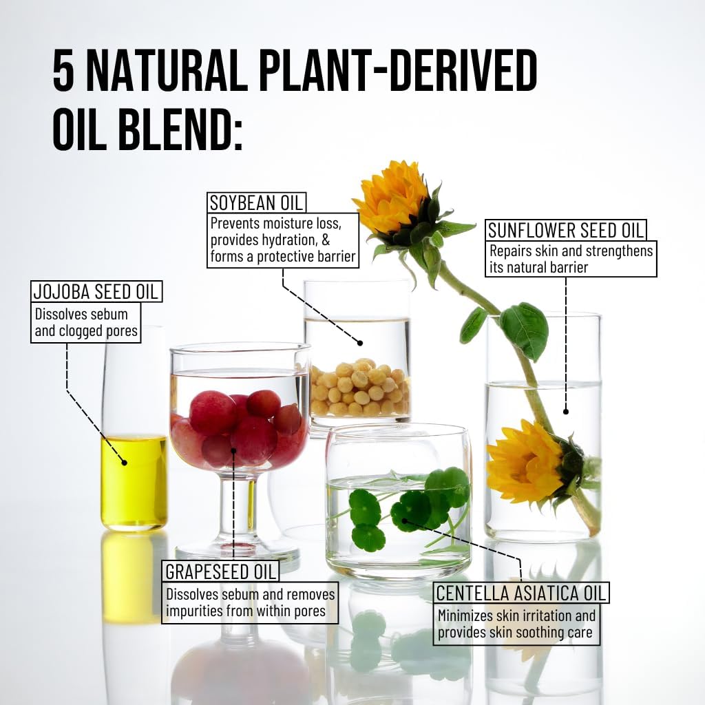 Instructions for using Jumiso oil cleanser for blackheads