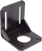 Powder coated finish 370 gear motor mounting bracket side profile
