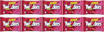 A person holding the king size four point two eight ounce cherry nibs pack.
