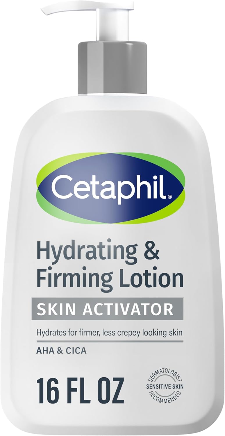 Cetaphil Skin Activator Hydrating & Firming Body Lotion 16oz, Mandelic Acid (AHA) and Centella Asiatica (CICA) Body Moisturizer, Hydrates and Firms Aging Skin, Anti-Aging Body Skincare - Image 1
