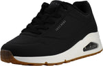 Skechers Women's Uno - Stand On Air Sneaker | Casual sneaker, Air-Cooled Memory Foam insole, Skech-Air Visible Cushioning, Lace-Up, Wedge fit with hidden 1-inch heel - Image 14