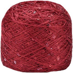 White Sliver Sequin & Sparkle Art Yarn - 100g - Image 12
