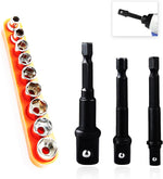 Uayeatye impact socket adapter set front view