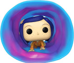 Funko Pop Deluxe Coraline in Tunnel box packaging angle view