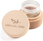 Iwoohome wooden umbilical cord keepsake box front view
