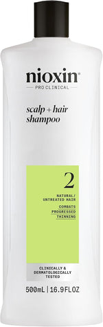 NIOXIN System 2 | Scalp Care | Shampoo | Hair Thickening | For Natural Hair | Scalp Health | For Natural Hair with Progressed Thinning | Cleanse & Boost Hair Density with Niacinamide & Biotin - Image 11