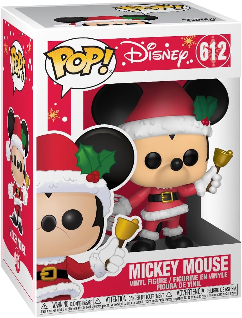 Funko Pop Disney Holiday Mickey front view collectible vinyl figure