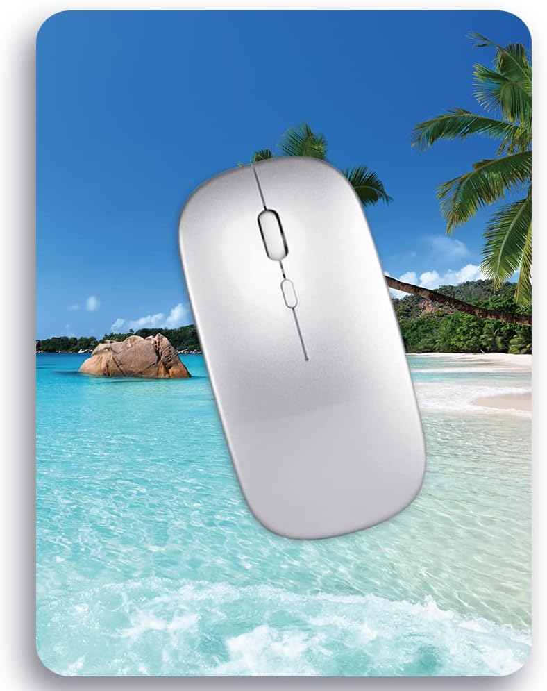 Audimi small mouse pad set up for travel and remote office use