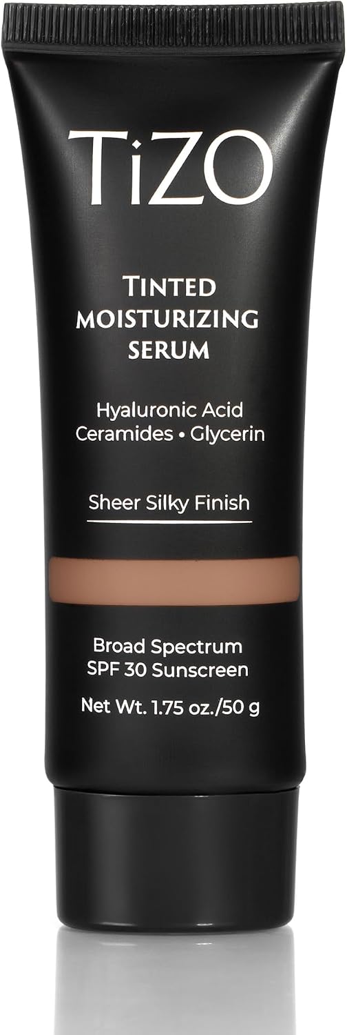 TIZO Tinted Moisturizing Serum SPF 30 Shade Deep front bottle view buy online