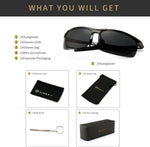 SUNGAIT men's sunglasses lens clarity view