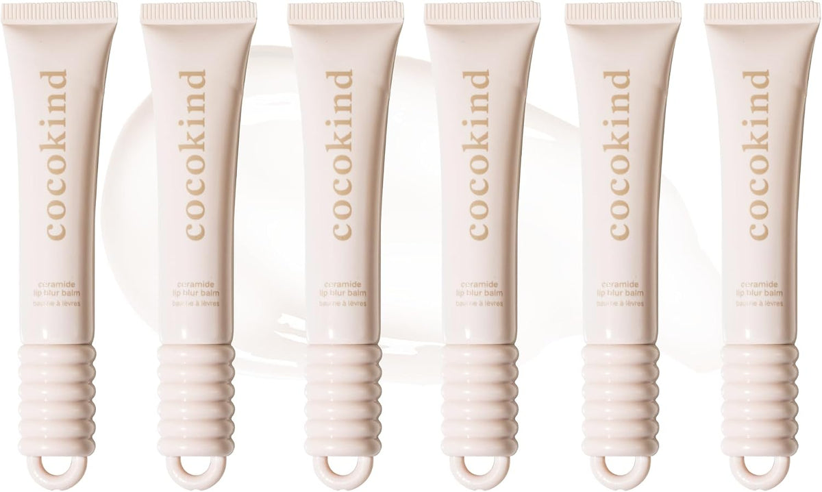 Cocokind Ceramide Lip Blur Balm, Be Brave - Hot Pink Hydrating Lip Balm with Ceramides & Peptides, Made for Sensitive Skin & Lips, Unflavored & Fragrance-Free - 3 pack - Image 11