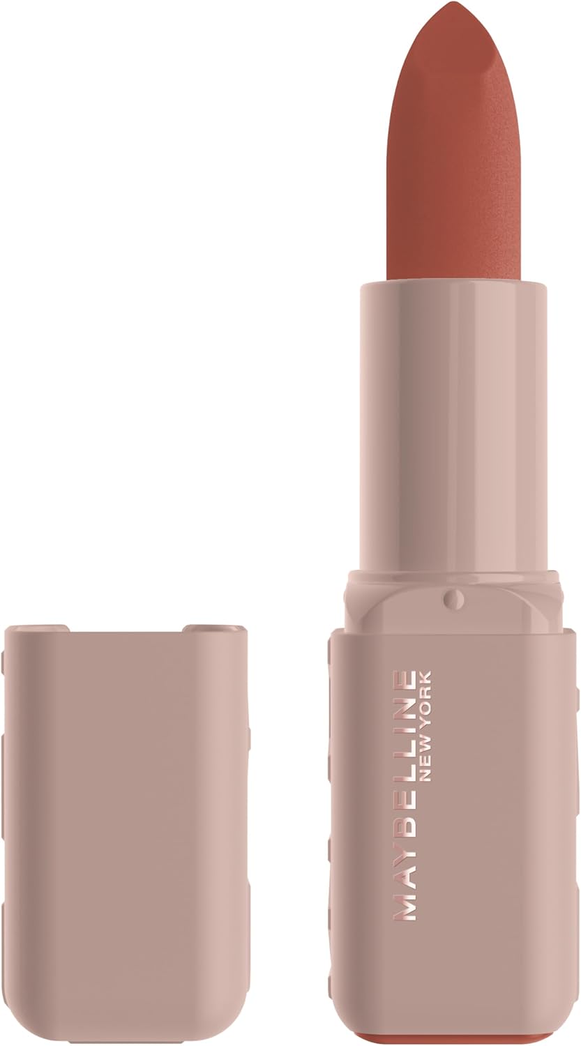MAYBELLINE Serum Lipstick, Hydrating Lip Makeup with 8HRs of Lip Plumping Moisture with Hyaluronic Acid + Oil Blend, Wild Card (Midtone Red Matte) - Image 11