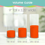 Wedding unity sand ceremony vase display