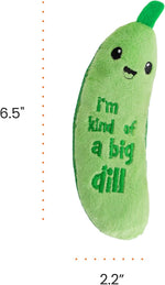 Catstages CrunchyPickleKickerCatToy - Plush Crinkle Toy with Catnip and Dental Mesh, 6.5" (Pack of 2) - Image 9